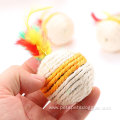 Cat Ball Toys Pet Claws Toys With Feather